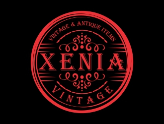 Xenia Vintage logo design by cikiyunn