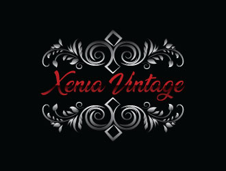 Xenia Vintage logo design by Saraswati