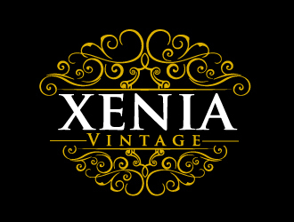 Xenia Vintage logo design by ElonStark