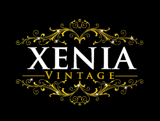 Xenia Vintage logo design by ElonStark