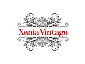 Xenia Vintage logo design by Webphixo