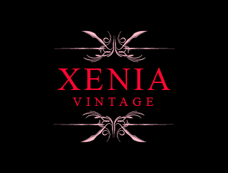 Xenia Vintage logo design by czars