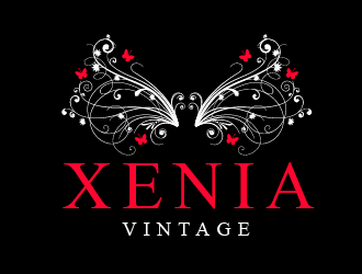 Xenia Vintage logo design by czars