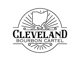 The Cleveland Bourbon Cartel logo design by sakarep