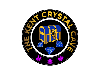The Kent Crystal Cave logo design by pilKB