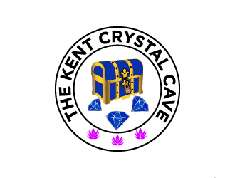 The Kent Crystal Cave logo design by pilKB
