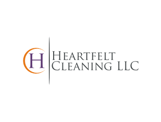 Heartfelt Cleaning LLC logo design by Diancox