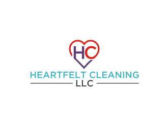 Heartfelt Cleaning LLC logo design by Diancox