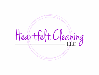Heartfelt Cleaning LLC logo design by hopee