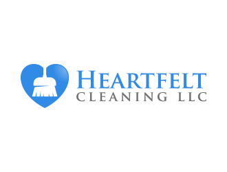 Heartfelt Cleaning LLC logo design by lexipej