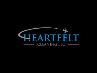 Heartfelt Cleaning LLC logo design by ArRizqu