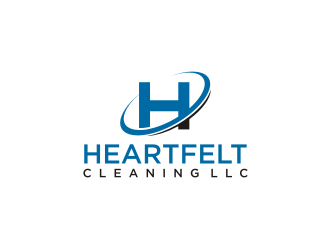 Heartfelt Cleaning LLC logo design by R-art