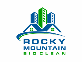 Rocky Mountain Bio Clean logo design by christabel