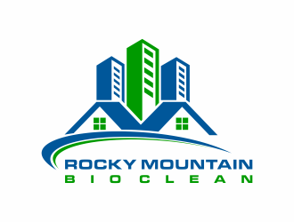Rocky Mountain Bio Clean logo design by christabel