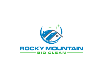 Rocky Mountain Bio Clean logo design by RIANW