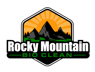Rocky Mountain Bio Clean logo design by ElonStark