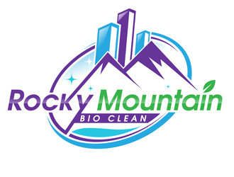 Rocky Mountain Bio Clean logo design by DreamLogoDesign