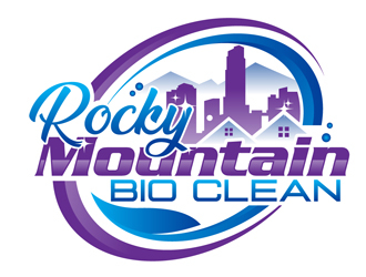 Rocky Mountain Bio Clean logo design by DreamLogoDesign