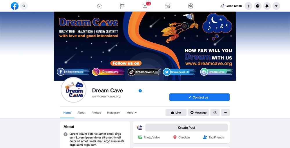 Dream Cave  logo design by rizuki