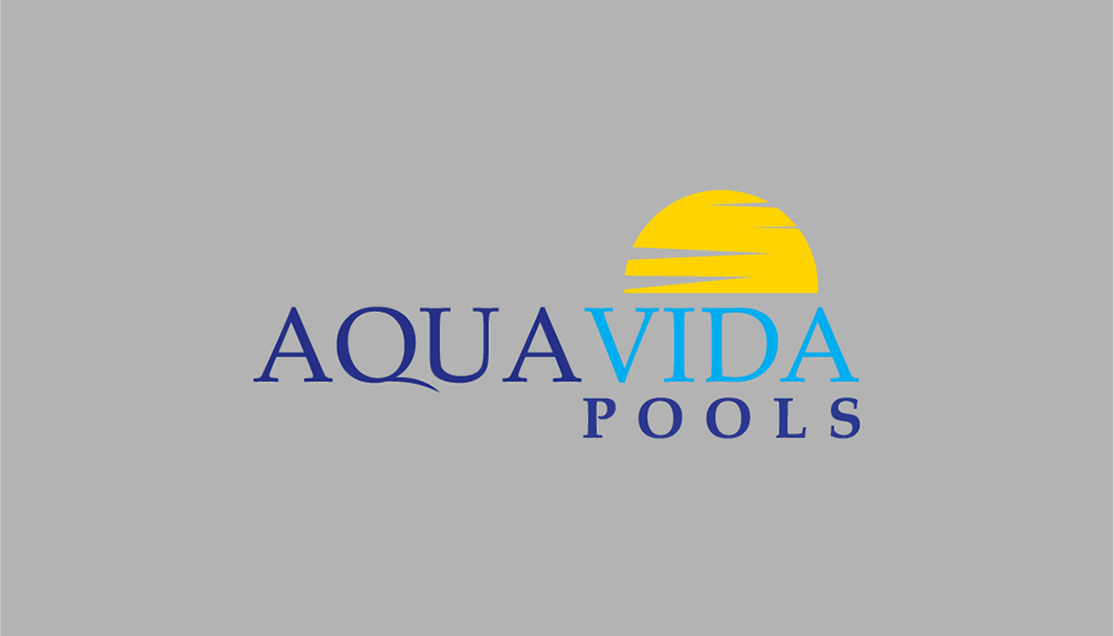 AquaVida Pools logo design by DM_Logo