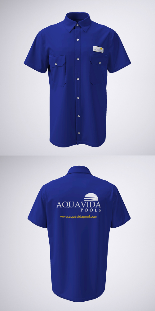 AquaVida Pools logo design by Ibrahim