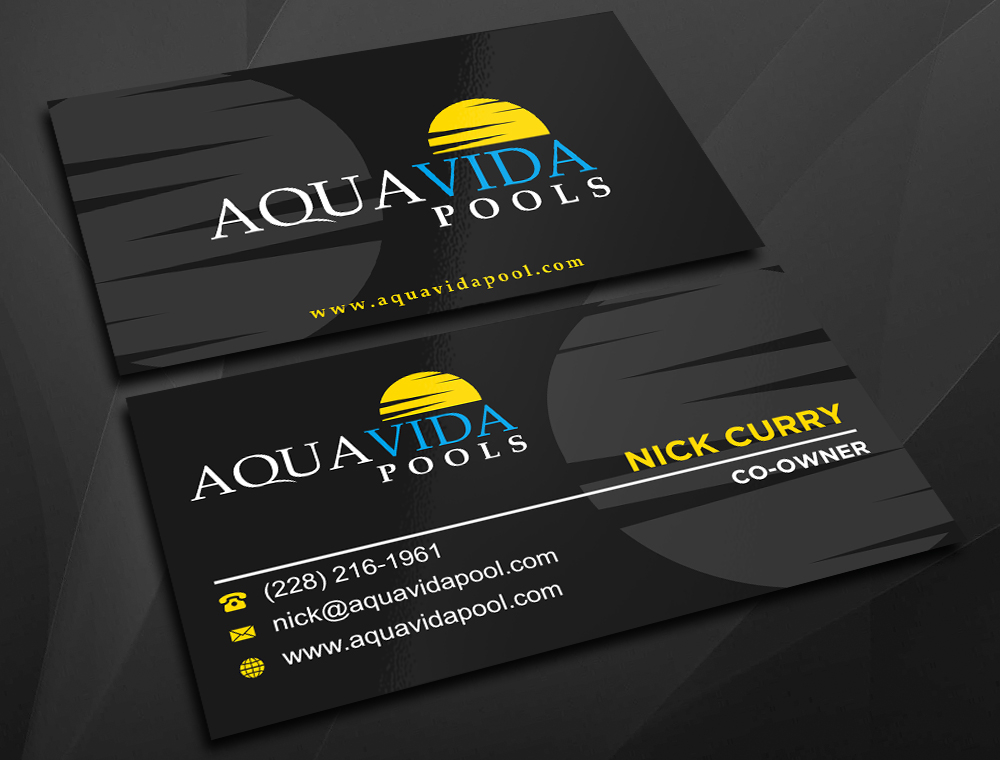 AquaVida Pools logo design by imagine