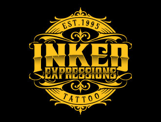 Inked Expressions  logo design by daywalker