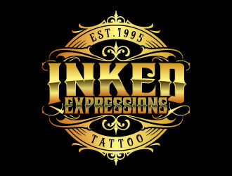 Inked Expressions  logo design by daywalker