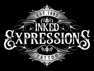 Inked Expressions  logo design by daywalker