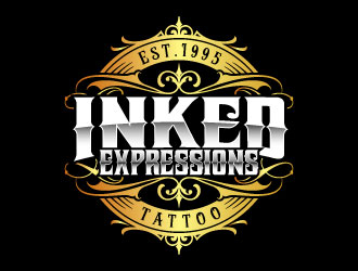 Inked Expressions  logo design by daywalker