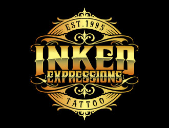 Inked Expressions  logo design by daywalker