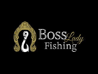 Boss Lady Fishing logo design by nona