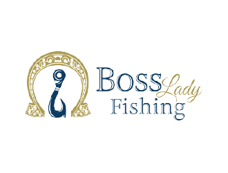 Boss Lady Fishing logo design by nona