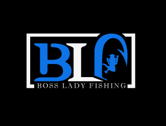Boss Lady Fishing logo design by LucidSketch