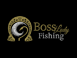 Boss Lady Fishing logo design by nona