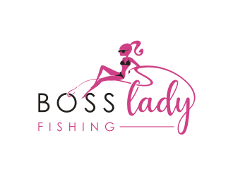 Boss Lady Fishing logo design by superiors