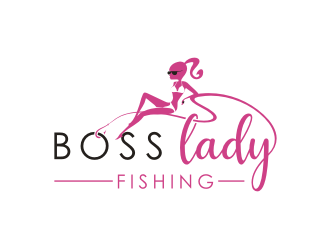 Boss Lady Fishing logo design by superiors