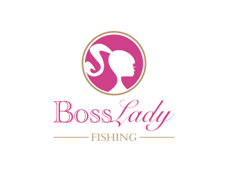 Boss Lady Fishing logo design by aflah