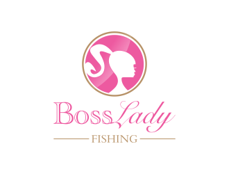Boss Lady Fishing logo design by aflah