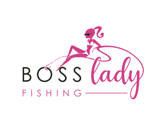 Boss Lady Fishing logo design by superiors