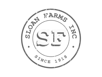 Sloan Farms Inc. logo design by falah 7097