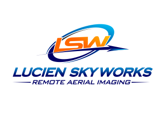 Lucien Sky Works logo design by M J