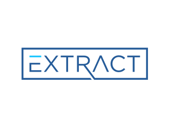 Extract logo design by puthreeone