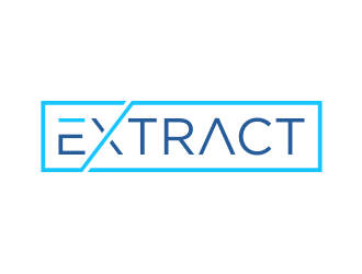 Extract logo design by puthreeone