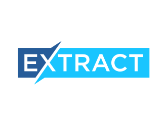 Extract logo design by puthreeone