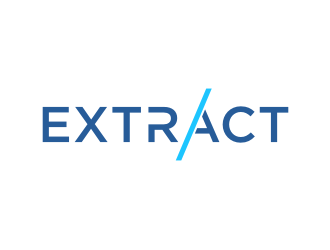 Extract logo design by puthreeone