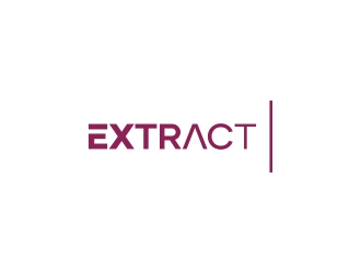 Extract logo design by harno