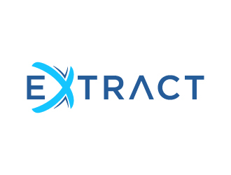 Extract logo design by akilis13