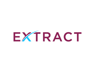 Extract logo design by akilis13