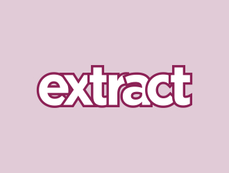 Extract logo design by excelentlogo